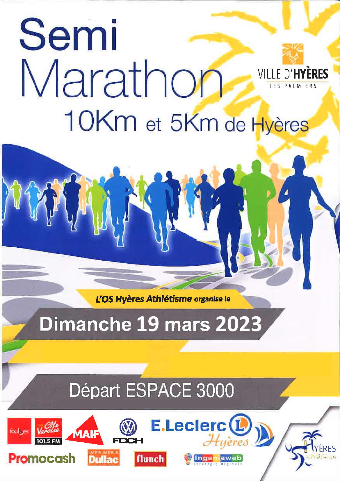 Flyer Semi marathon 2023