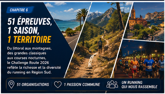 Challenge Route Région Sud 2026
