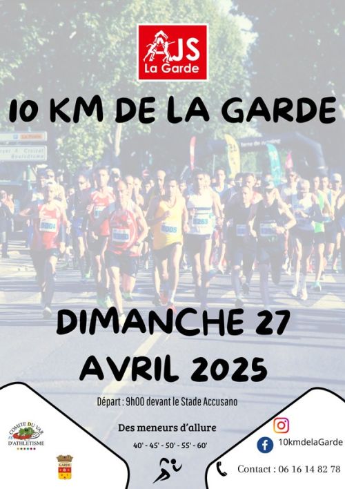 10 km la garde 2025