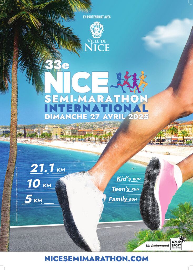 Affiche Semi marathon de Nice