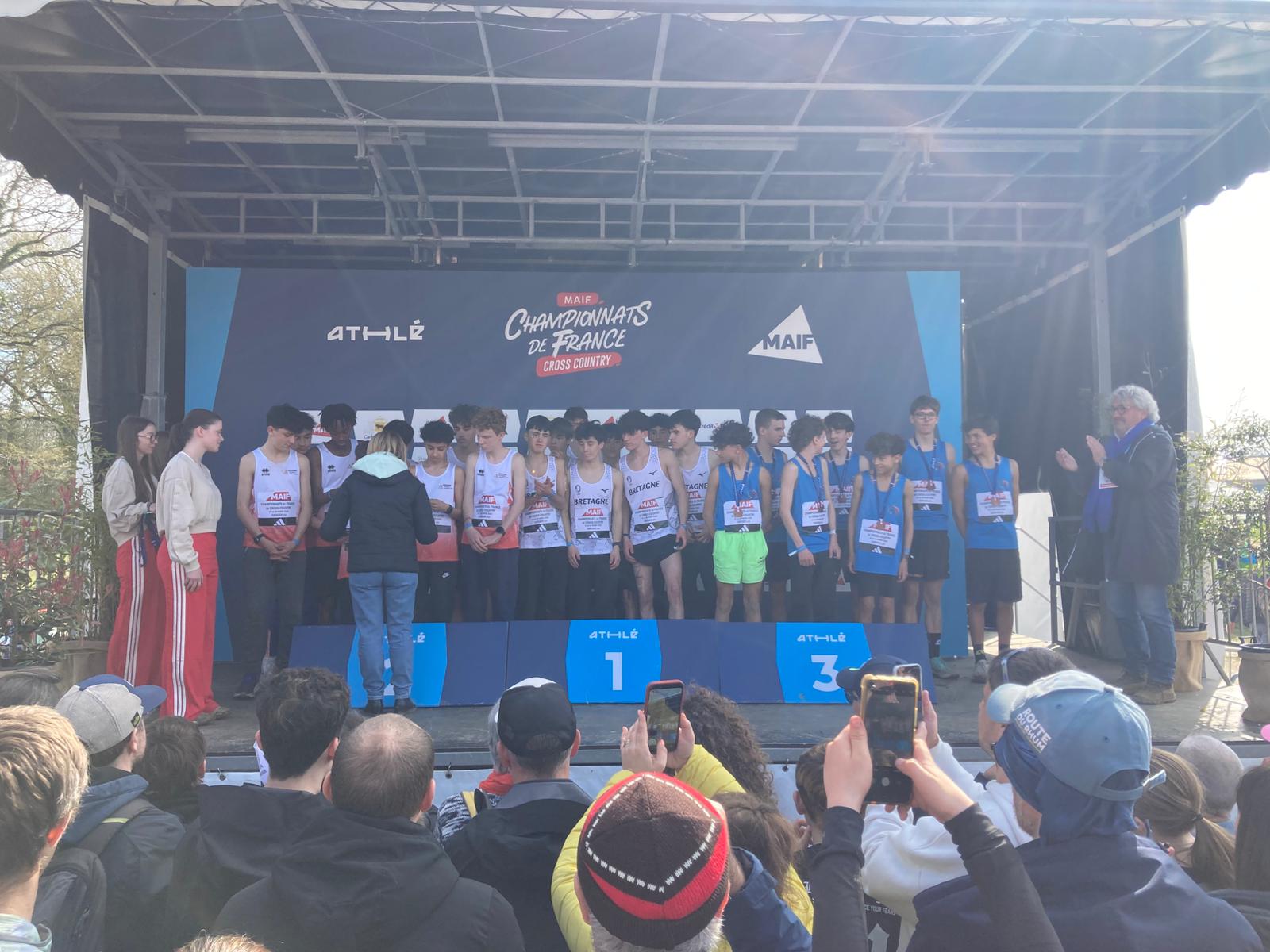 Podium garçons