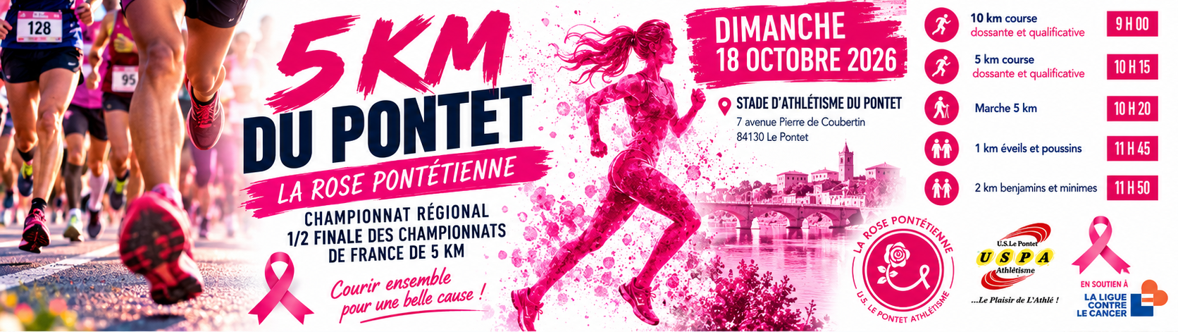 5 km du Pontet – Championnat régional et demi-finale France 2026