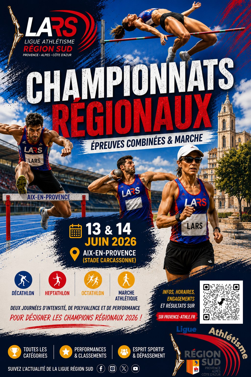 Championnats Régionaux Épreuves Combinées & Marche 2026